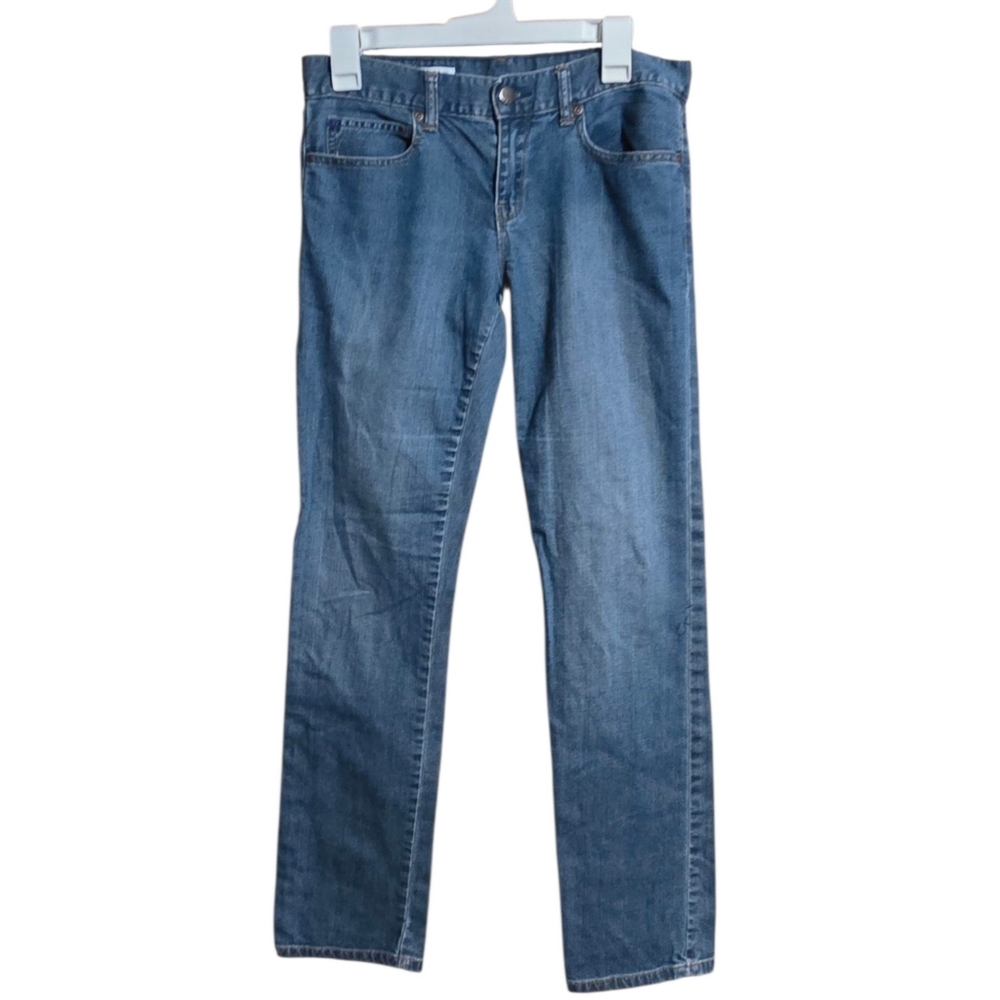 Gap 1969 Real Straight Jeans Medium Wash Size 28/6 - Picture 2 of 9